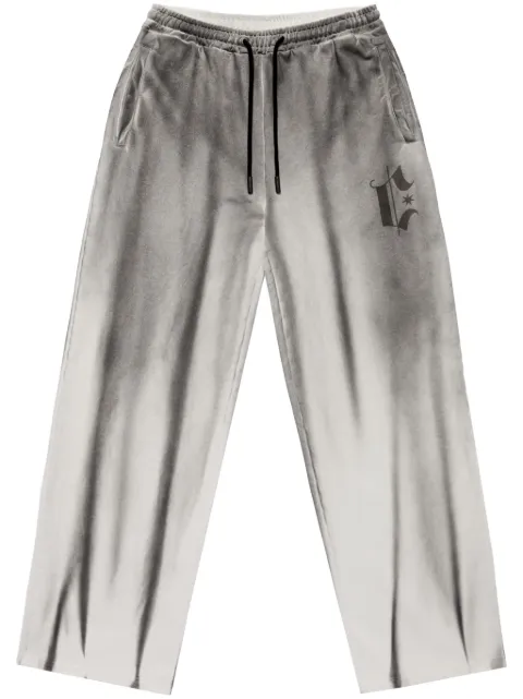 COUNTY OF MILAN spray-effect track pants Neutrals CMCH036S25FLE0016F06