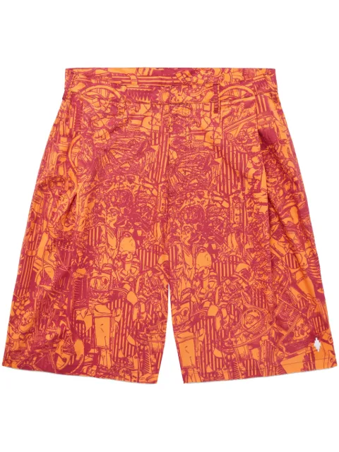 COUNTY OF MILAN AOP bermuda shorts Orange CMCB00AS25FAB0012028