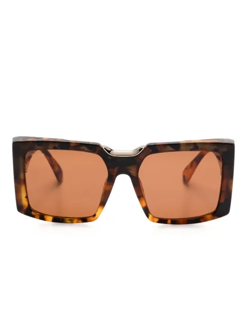Max Mara Eyewear square-frame sunglasses Brown MM012456E
