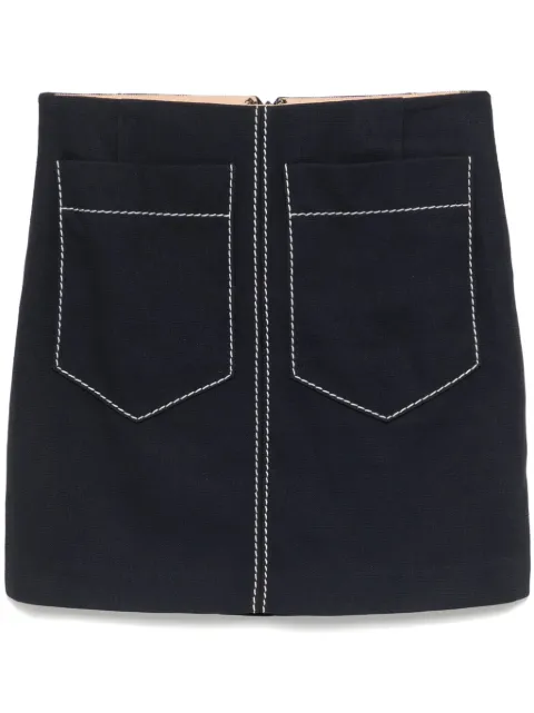Chloé Pre-Owned 2016 mini skirt Blue CSAN8236R