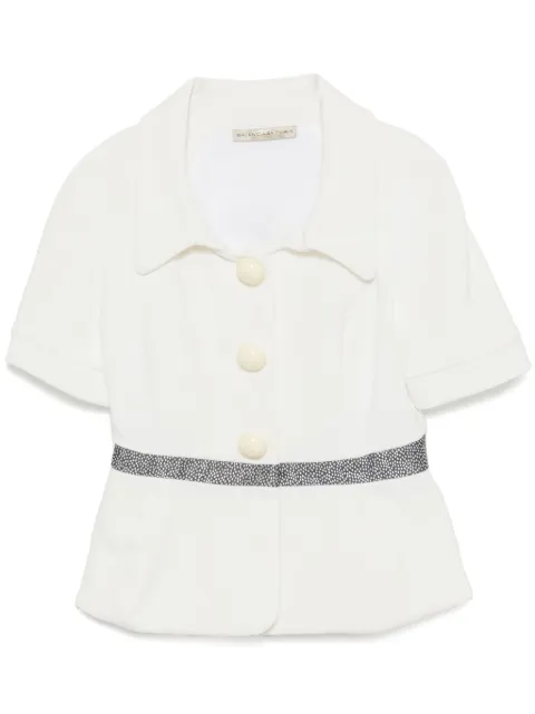 Balenciaga Pre-Owned By Guesquiere blazer White CSAN8239R