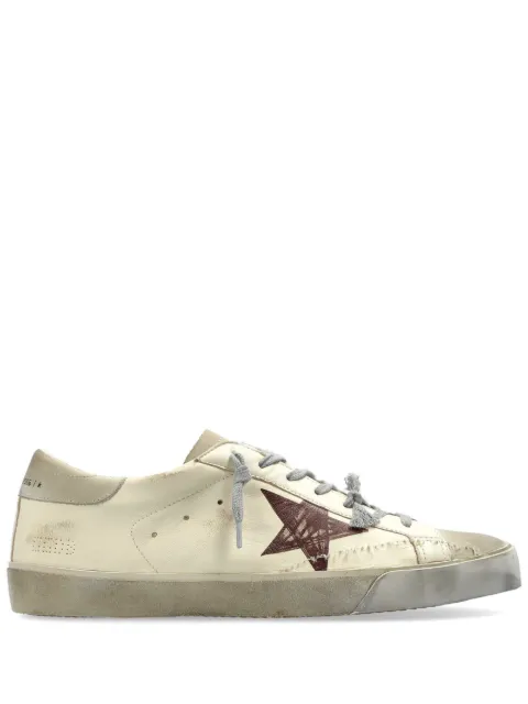 Golden Goose Super-Star With List Printed Star Embroi trainers White GMF00601F004860