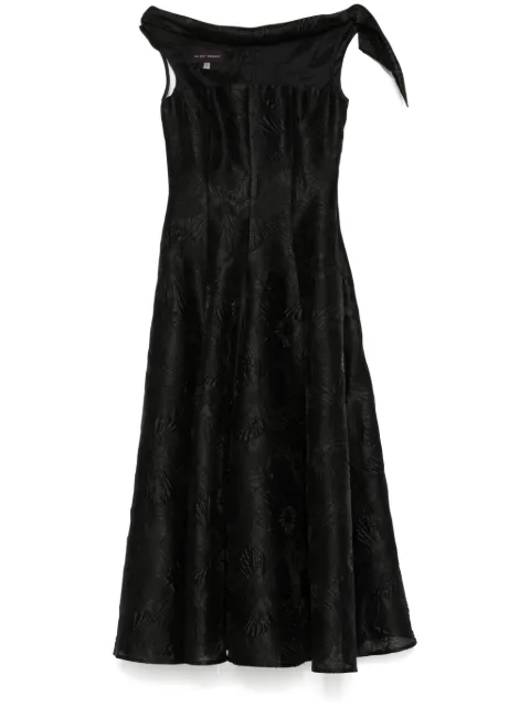 Talbot Runhof Modesta1 midi dress Black OM070201NO40