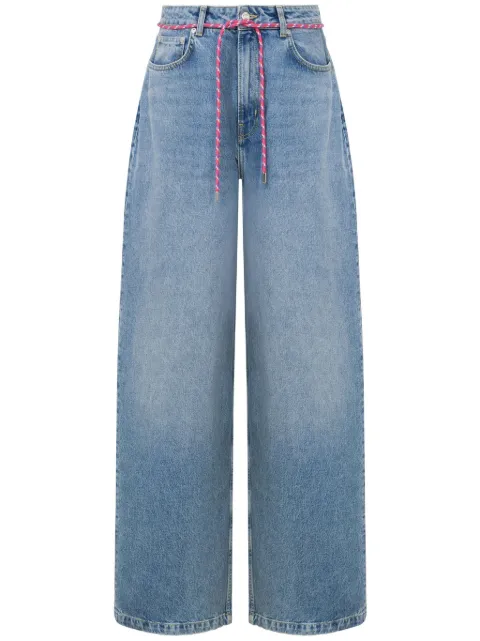MOSCHINO JEANS wide-leg jeans Blue A03143217