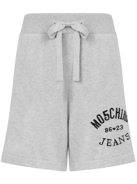 MOSCHINO JEANS logo-print shorts Grey J03803201