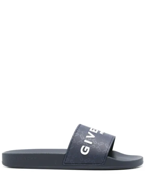 Givenchy monogram 72 slide sandals Blue BH301TH1S6
