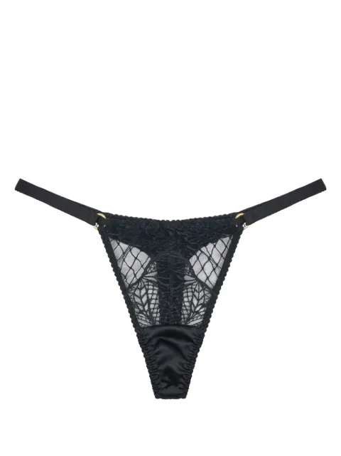 Fleur Of England Roxy thong Black ROXYSTRAPTHONG