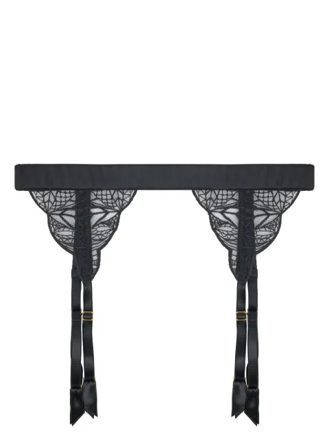 Fleur Of England Roxy Suspender belt Black ROXYSUSPENDERBELT
