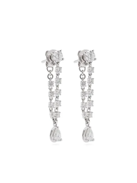 Anita Ko 18KT white gold Olivia diamond earrings Silver AKOLIVWGPAIR