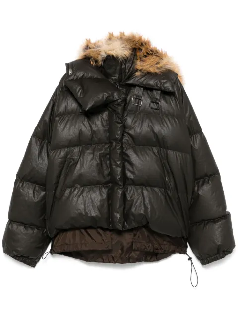 Ottolinger deconstructed puffer jacket Brown 2209060205