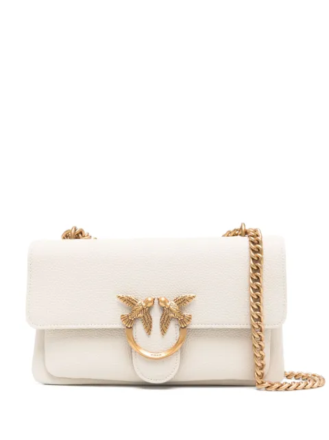 PINKO Love Bag crossbody bag in soft leather White 104528A29Q