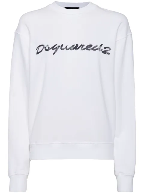 DSQUARED2 cotton sweatshirt White S72GU0487S25462