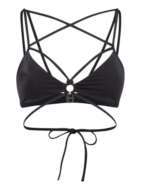 DSQUARED2 Bondage multi-strap bikini top Black D6BX85130ISA01
