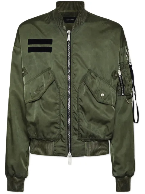 DSQUARED2 multi-pocket bomber jacket Green S71AN0581S53855