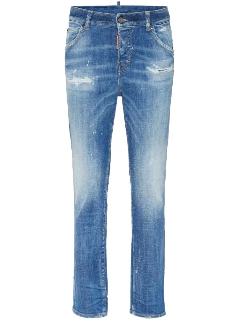 DSQUARED2 distressed skinny jeans Blue S75LB1009S30872