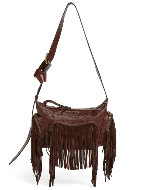 DSQUARED2 leather shoulder bag Brown HOW005012908156