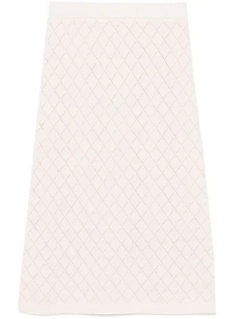 ZIMMERMANN Illustration midi skirt Pink 0326SF241