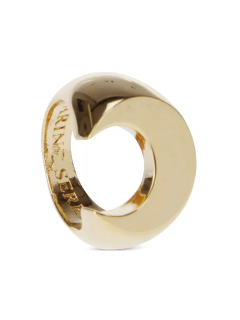 Marine Serre Regenerated gold plated Moon ring Gold UJW025ARMET0003MT51