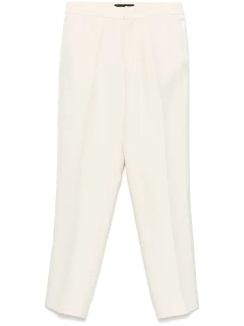 Fabiana Filippi satin-trim trousers Neutrals PAD214F326I9140000