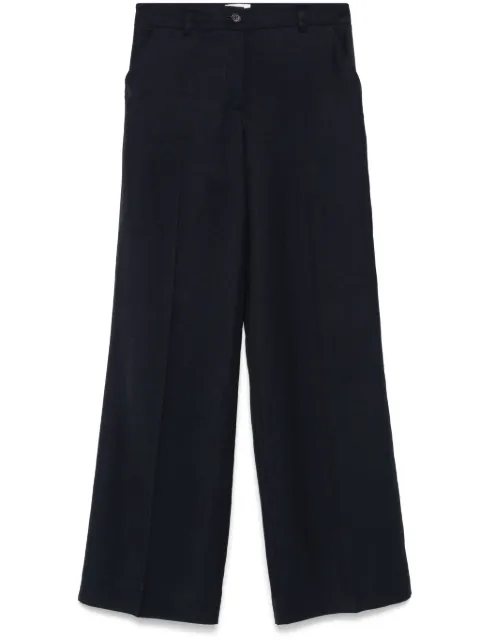 P.A.R.O.S.H. pressed-crease trousers Blue D232214RAISA25