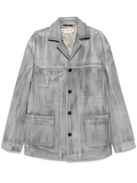 Marni faded-effect coat Grey GUMY0017SUULV880