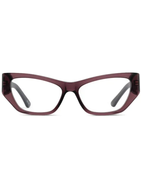 Balenciaga Eyewear BB0372O-004 VIOLET-VIOLET-TRANSPARENT Purple BB0372O004