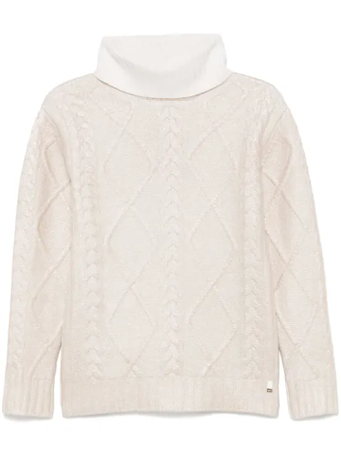 Herno lamé-effect sweater Neutrals ML000022D70114