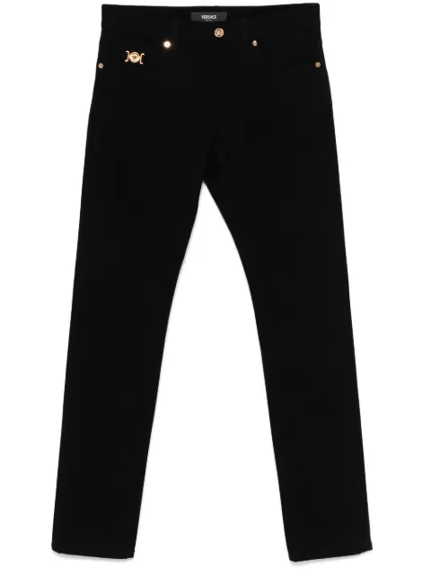 Versace Medusa '95 logo-plaque jeans Black 10190501A13682