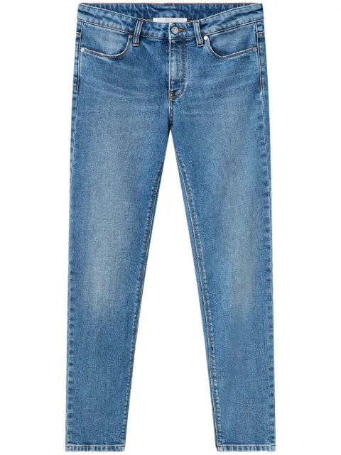 Stella McCartney logo-patch skinny jeans Blue 6D03643SQH14