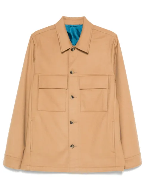 Paul Smith fleece shirt jacket Brown M1R703YM00110
