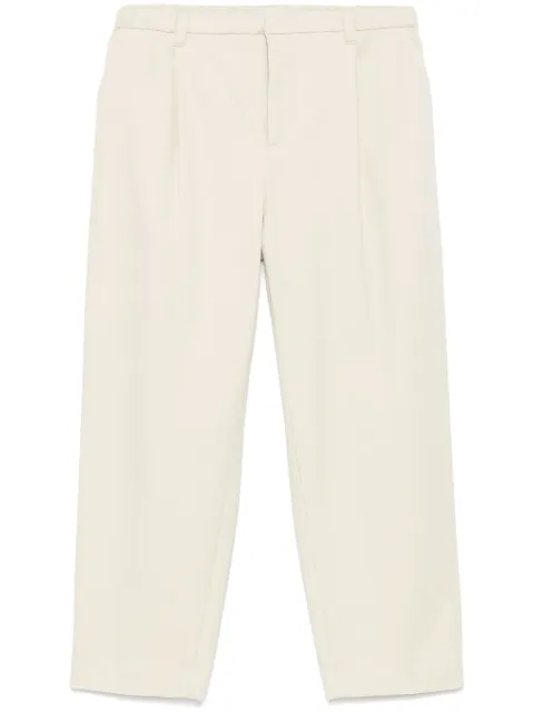 Brunello Cucinelli twill-weave trousers White MA126P8632C8913