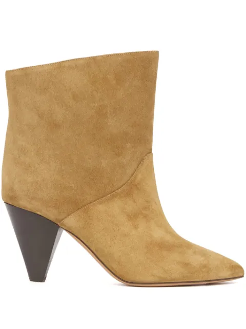 ISABEL MARANT 75mm Loline suede boots Neutrals BO0196FAC1A10S