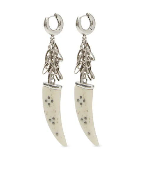 ISABEL MARANT Ellen hoop earrings Neutrals BL0213FAB4B08B