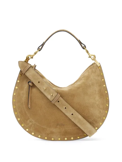 ISABEL MARANT Oskan Soft zipped bag Brown BF0066FAB2C03M