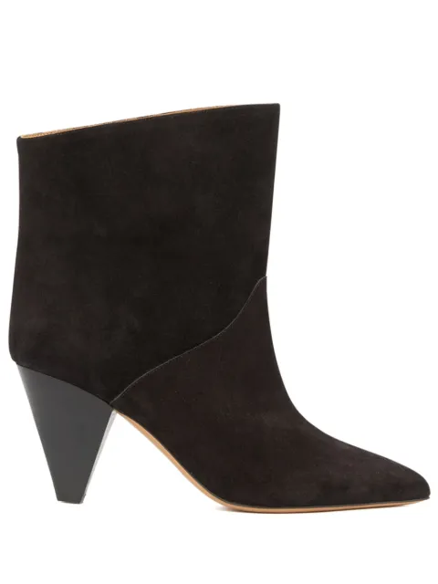 ISABEL MARANT 75mm Loline suede boots Black BO0196FAC1A10S