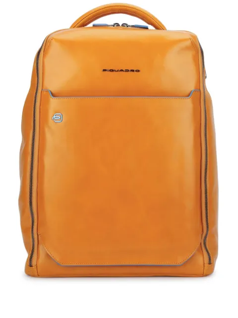 PIQUADRO leather backpack Yellow CA6591B2