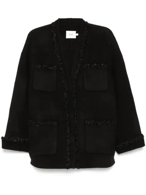b+ab embellished trim jacket Black 4F144AI