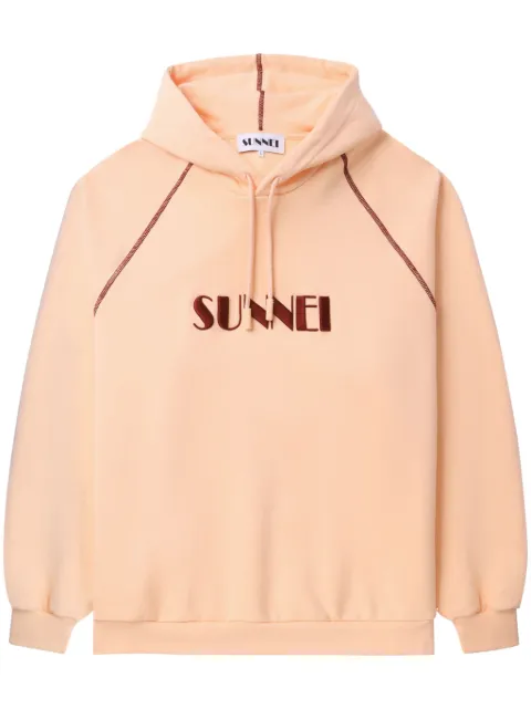 Sunnei printed hoodie Pink RTWXJER017