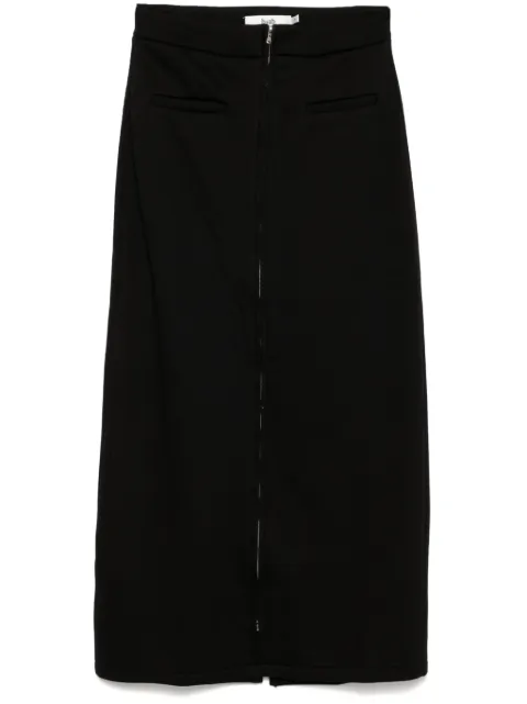 b+ab zip-up skirt Black 4F521AS