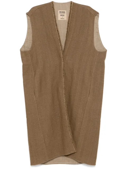 Uma Wang Cinnamon coat Brown UW8028