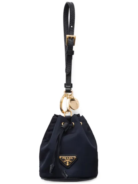 Prada mini Icon keychain charm Blue 1TT2022DMK