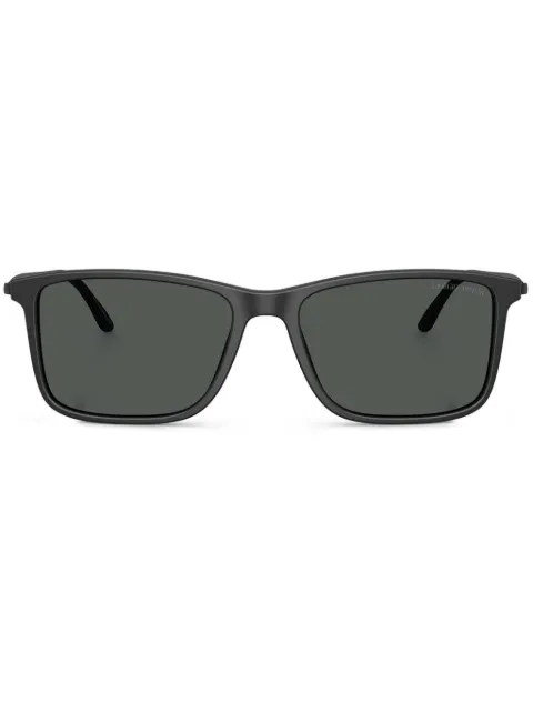 Giorgio Armani rectangle-frame sunglasses Black AR8218587587