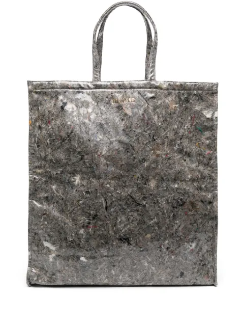 Uma Wang felted-texture tote bag Green UB0064