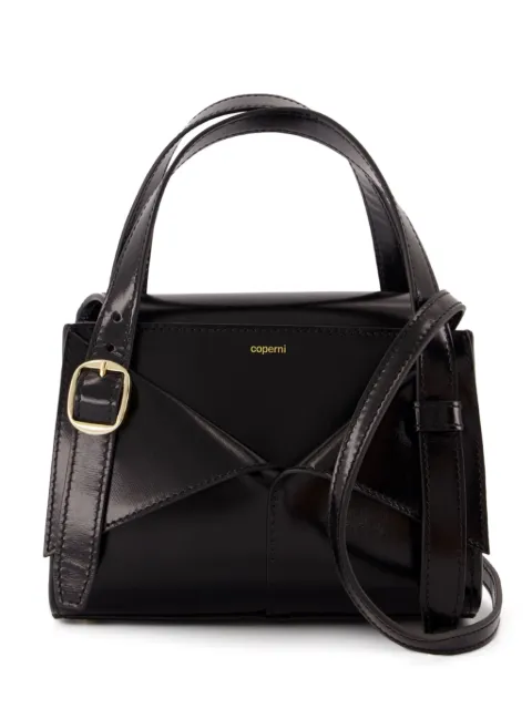 Coperni mini Belt Cabas tote bag Black COPBA75BISF6002