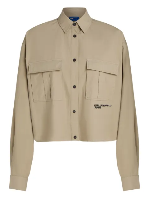 Karl Lagerfeld Jeans boxy utility shirt Neutrals A1W110321JH