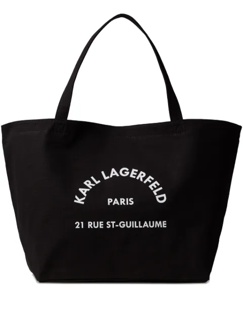 Karl Lagerfeld Rue St-Guillaume tote bag Black A1W50006999