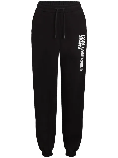 Karl Lagerfeld Jeans logo-print track pants Black A1W10058999