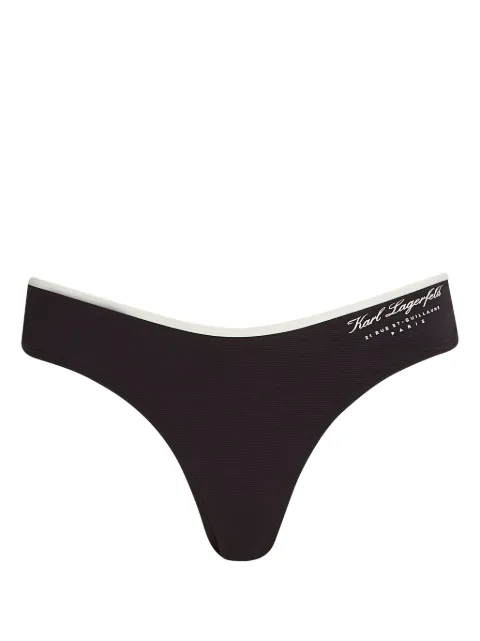 Karl Lagerfeld Hotel karl bikni bottoms Black A1W46030999