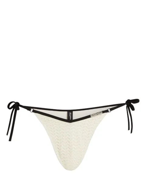 Karl Lagerfeld Hotel Karl bikini bottoms White A1W46053B09
