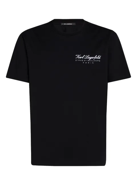 Karl Lagerfeld Hotel Karl T-shirt Black A1M44017999